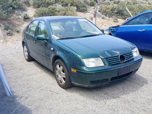 3VWSG29M71M004435 - 2001 VOLKSWAGEN JETTA GLS GREEN photo 1