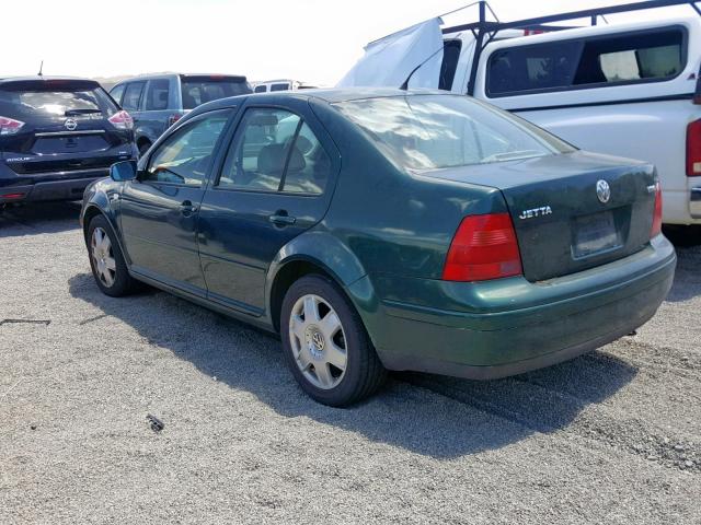 3VWSG29M71M004435 - 2001 VOLKSWAGEN JETTA GLS GREEN photo 3