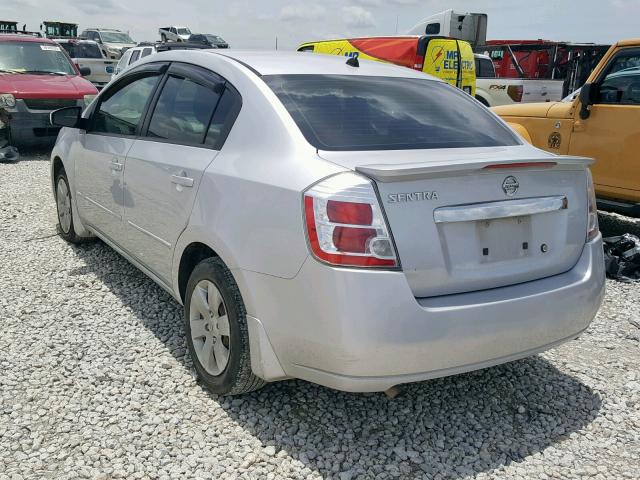 3N1AB6AP7BL721826 - 2011 NISSAN SENTRA 2.0 SILVER photo 3