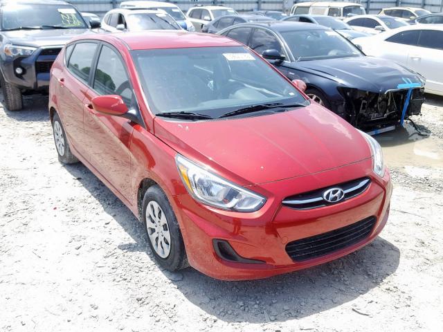 KMHCT5AE0HU364477 - 2017 HYUNDAI ACCENT SE RED photo 1