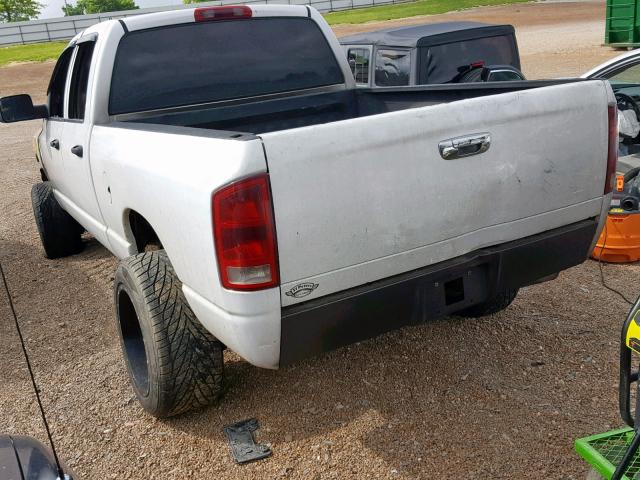 3D3KU28673G765294 - 2003 DODGE RAM 2500 S თეთრი ფოტო 3