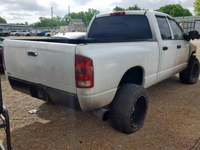 3D3KU28673G765294 - 2003 DODGE RAM 2500 S თეთრი ფოტო 4