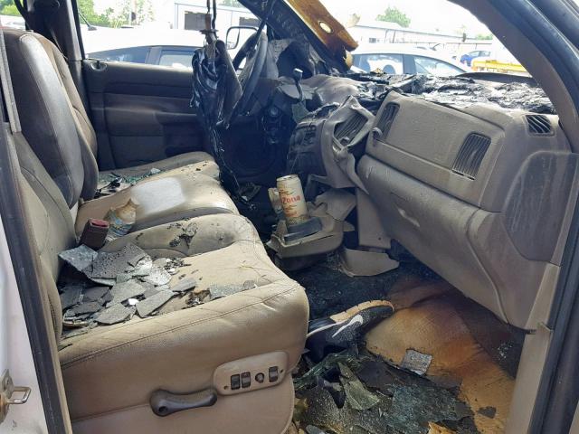 3D3KU28673G765294 - 2003 DODGE RAM 2500 S თეთრი ფოტო 5