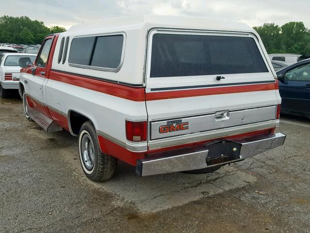 1GTEC14H2ES531733 - 1984 GMC C1500 RED photo 3