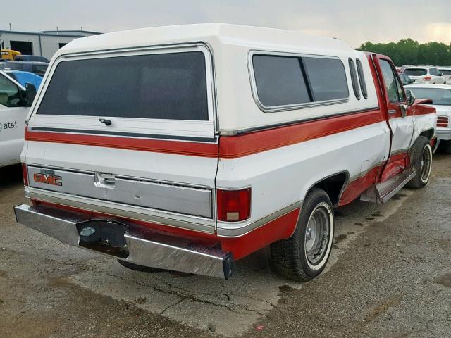 1GTEC14H2ES531733 - 1984 GMC C1500 RED photo 4