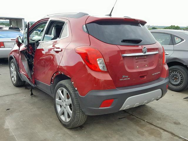 KL4CJCSB1DB098101 - 2013 BUICK ENCORE RED photo 3