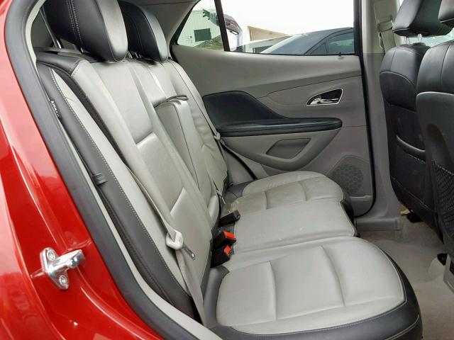KL4CJCSB1DB098101 - 2013 BUICK ENCORE RED photo 6
