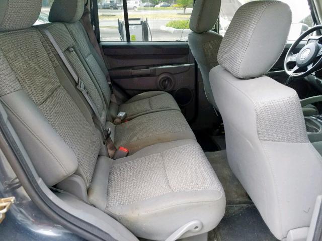 1J8HG48K17C588651 - 2007 JEEP COMMANDER BLUE photo 6