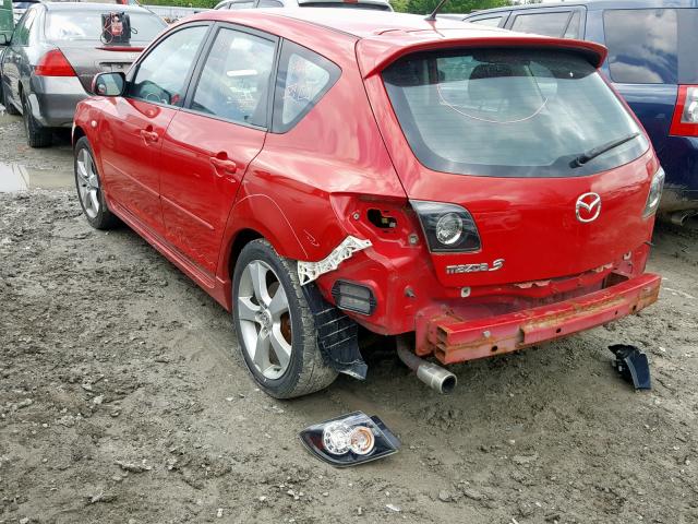 JM1BK143461461914 - 2006 MAZDA 3 HATCHBAC RED photo 3