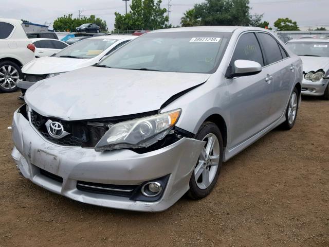 4T1BF1FK8DU226111 - 2013 TOYOTA CAMRY L SILVER photo 2
