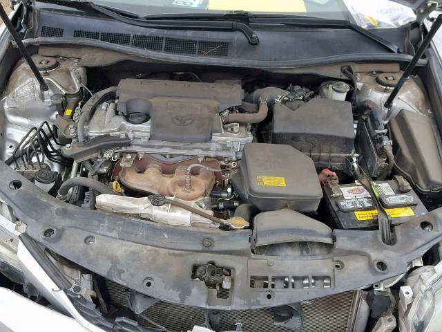 4T1BF1FK8DU226111 - 2013 TOYOTA CAMRY L SILVER photo 7