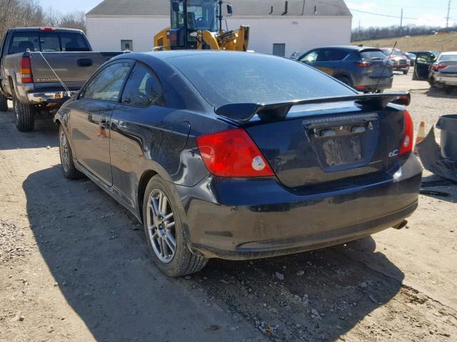 JTKDE177X60089640 - 2006 TOYOTA SCION TC შავი ფოტო 3