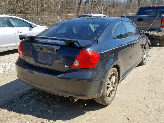 JTKDE177X60089640 - 2006 TOYOTA SCION TC შავი ფოტო 4