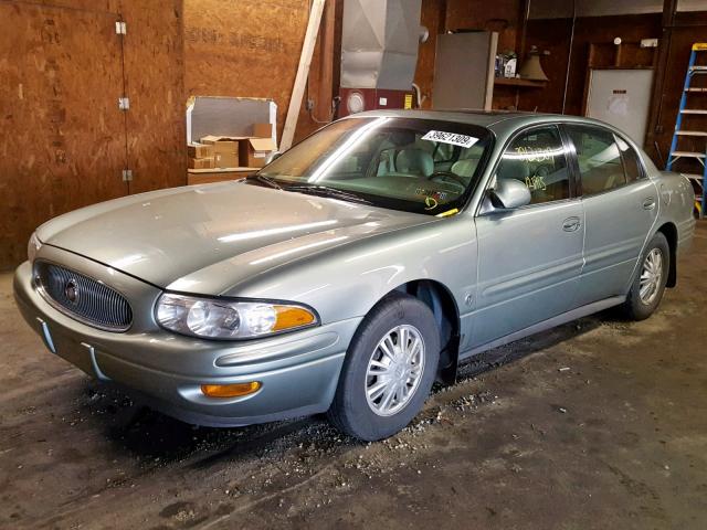 1G4HR54K45U242464 - 2005 BUICK LESABRE LI GREEN photo 2