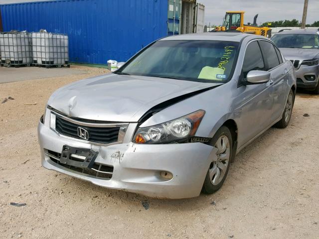 1HGCP36828A034522 - 2008 HONDA ACCORD EXL SILVER photo 2