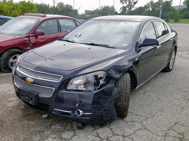 1G1ZK57758F168543 - 2008 CHEVROLET MALIBU LTZ 黑色 照片 2