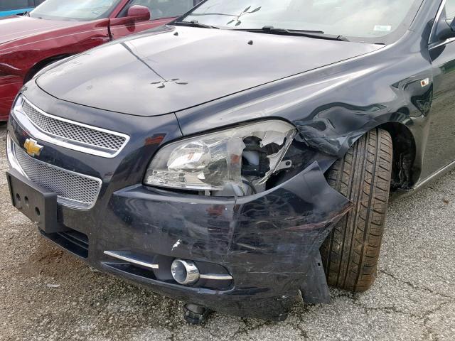 1G1ZK57758F168543 - 2008 CHEVROLET MALIBU LTZ 黑色 照片 9
