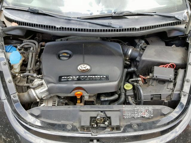 3VWCD31C05M400847 - 2005 VOLKSWAGEN NEW BEETLE შავი ფოტო 7