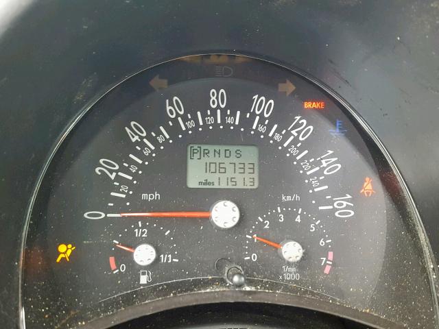 3VWCD31C05M400847 - 2005 VOLKSWAGEN NEW BEETLE შავი ფოტო 8