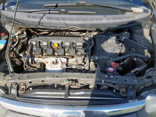 2HGFA16268H101770 - 2008 HONDA CIVIC DX GRAY photo 7