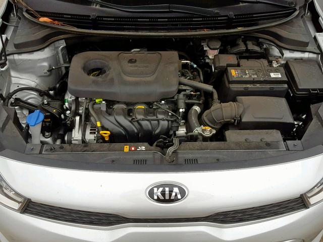 3KPA24AB2KE165757 - 2019 KIA RIO S SILVER photo 7