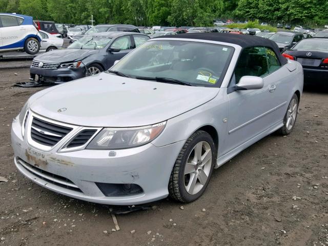 YS3FB76Y396000314 - 2009 SAAB 9-3 2.0T SILVER photo 2