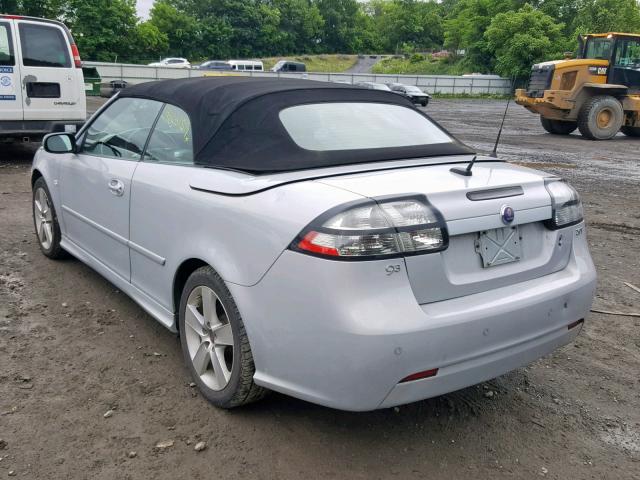 YS3FB76Y396000314 - 2009 SAAB 9-3 2.0T SILVER photo 3