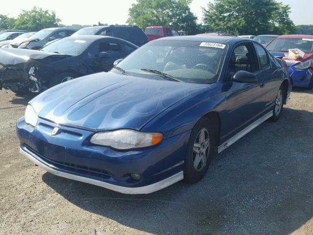 2G1WX12K439339177 - 2003 CHEVROLET MONTE CARL BLUE photo 2