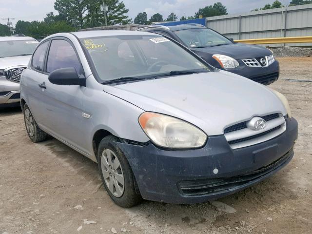 KMHCM36C88U063755 - 2008 HYUNDAI ACCENT GS SILVER photo 1