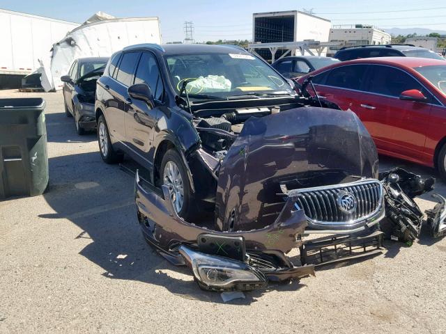 LRBFX1SA2JD051980 - 2018 BUICK ENVISION E PURPLE photo 1