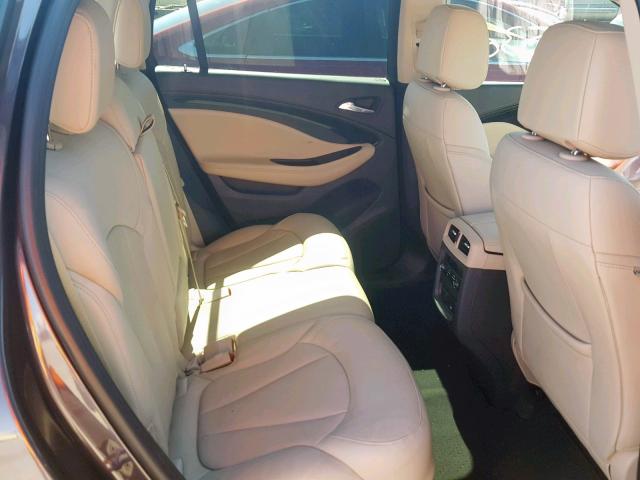 LRBFX1SA2JD051980 - 2018 BUICK ENVISION E PURPLE photo 6