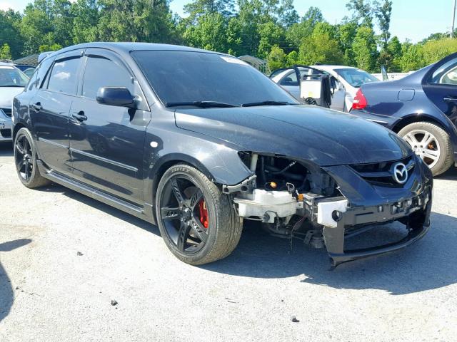 JM1BK34L781140318 - 2008 MAZDA SPEED 3 BLACK photo 1