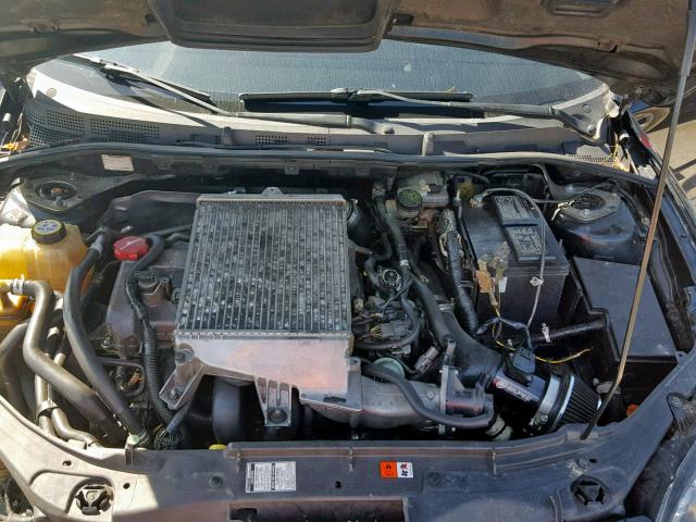 JM1BK34L781140318 - 2008 MAZDA SPEED 3 BLACK photo 7