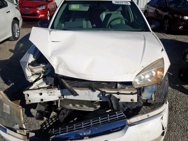 1G1ZT62875F124333 - 2005 CHEVROLET MALIBU MAX თეთრი ფოტო 7