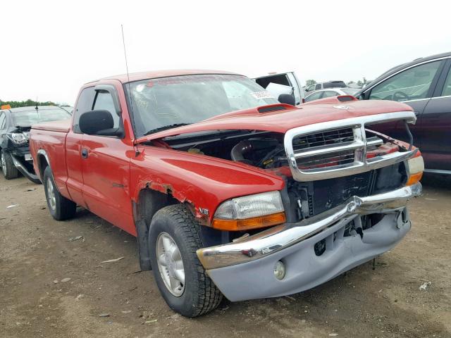 1B7GL22Y4WS559875 - 1998 DODGE DAKOTA RED photo 1