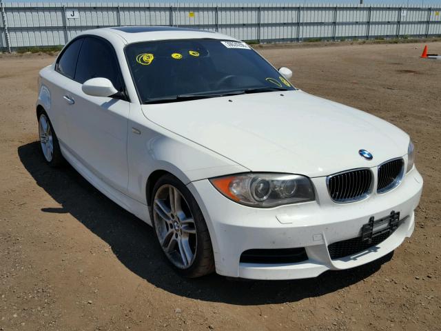 WBAUC73509VK80864 - 2009 BMW 135 I WHITE photo 1