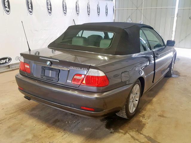 WBABW33416PX87741 - 2006 BMW 325 CI GRAY photo 4