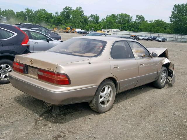 JT8BF12G9T0130093 - 1996 LEXUS ES 300 TAN photo 4