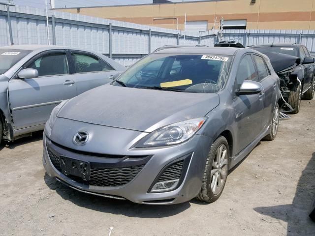 JM1BL1H50A1322168 - 2010 MAZDA 3 S SILVER photo 2