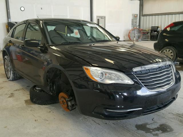 1C3CCBABXDN698498 - 2013 CHRYSLER 200 LX BLACK photo 1