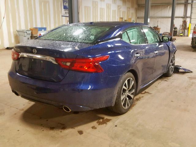 1N4AA6AP9GC426445 - 2016 NISSAN MAXIMA 3.5 BLUE photo 4