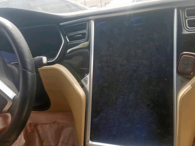 5YJSA1E43FF114303 - 2015 TESLA MODEL S BLACK photo 9