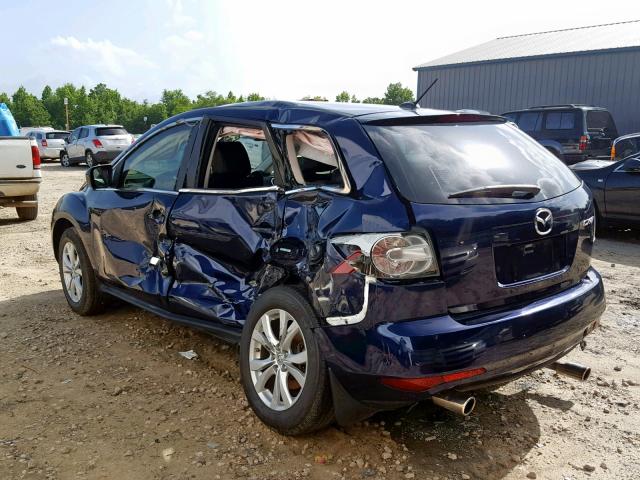 JM3ER2W36A0351142 - 2010 MAZDA CX-7 BLUE photo 3