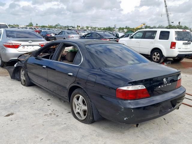 19UUA56603A078706 - 2003 ACURA 3.2TL BLACK photo 3