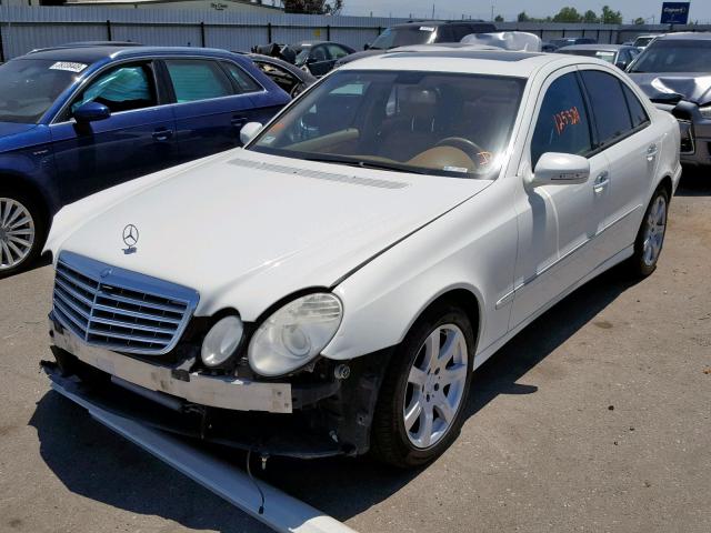 WDBUF56X27B034794 - 2007 MERCEDES-BENZ E 350 WHITE photo 2