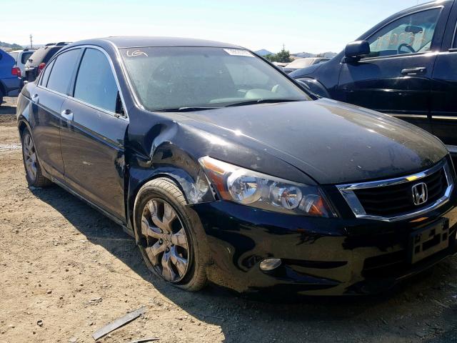 1HGCP3F8XAA022205 - 2010 HONDA ACCORD EXL BLACK photo 1