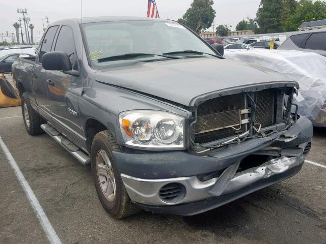 1D7HA18K48J204727 - 2008 DODGE RAM 1500 S CHARCOAL photo 1