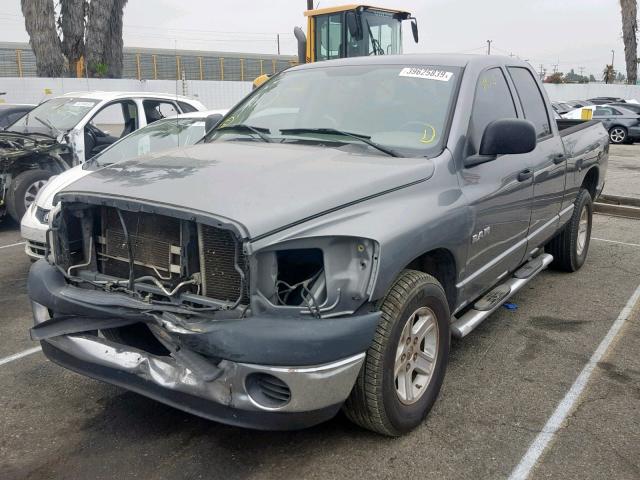 1D7HA18K48J204727 - 2008 DODGE RAM 1500 S CHARCOAL photo 2