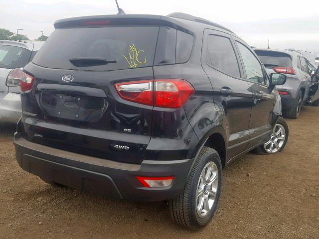 MAJ6P1UL8JC183539 - 2018 FORD ECOSPORT S BLACK photo 4