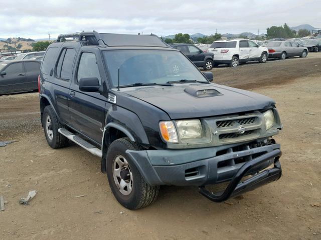 5N1ED28T11C561582 - 2001 NISSAN XTERRA XE BLACK photo 1